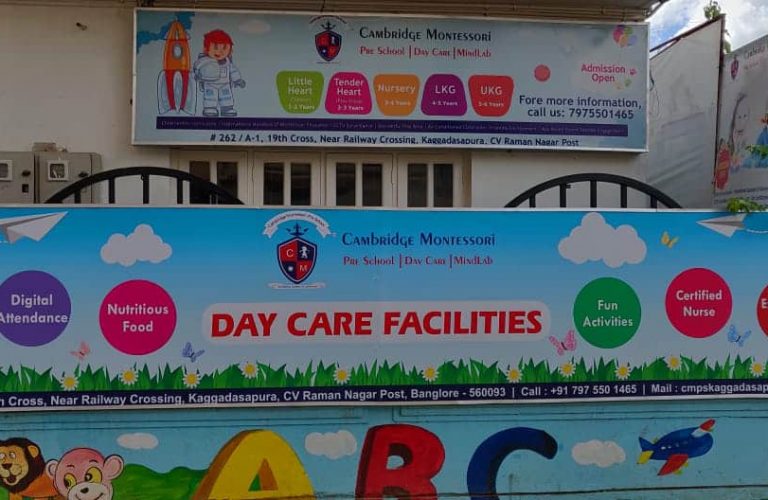 Preschool in Kaggadasapura, Malleshpalya,CV Raman Nagar, bagmane Tech park